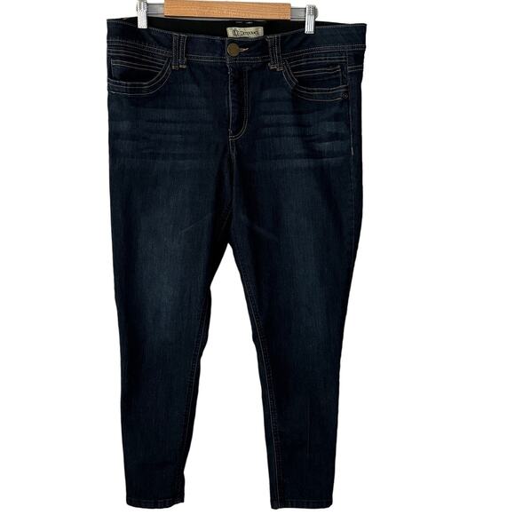 Democracy "Ab" Solution Dark Wash Jeans Womens size 16 - Picture 1 of 6
